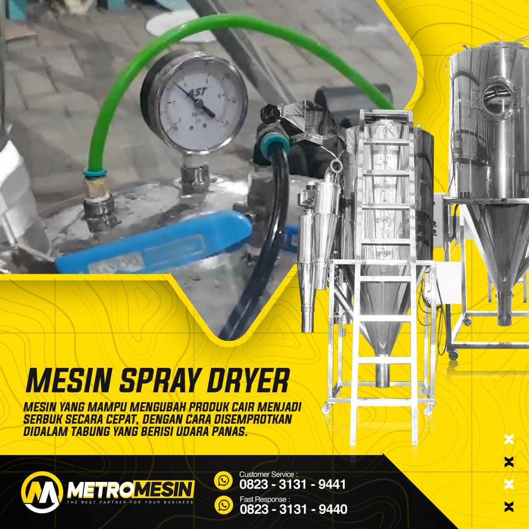 Metro Mesin Spray Dryer